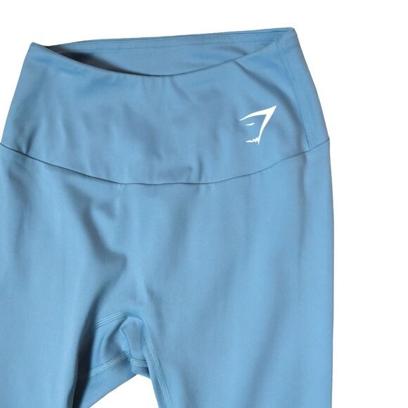 Gymshark Blue 7/8 Leggings Size S High Rise Athleisure Activewear  Gym - Picture 2 of 7